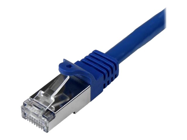 StarTech.com Cble rseau Cat6 blind SFTP sans crochet de 1 m - Cordon Ethernet RJ45 anti-accroc - M/M - Bleu