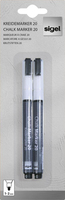 Sigel BA178 chalk marker Bullet White 2 pc(s)