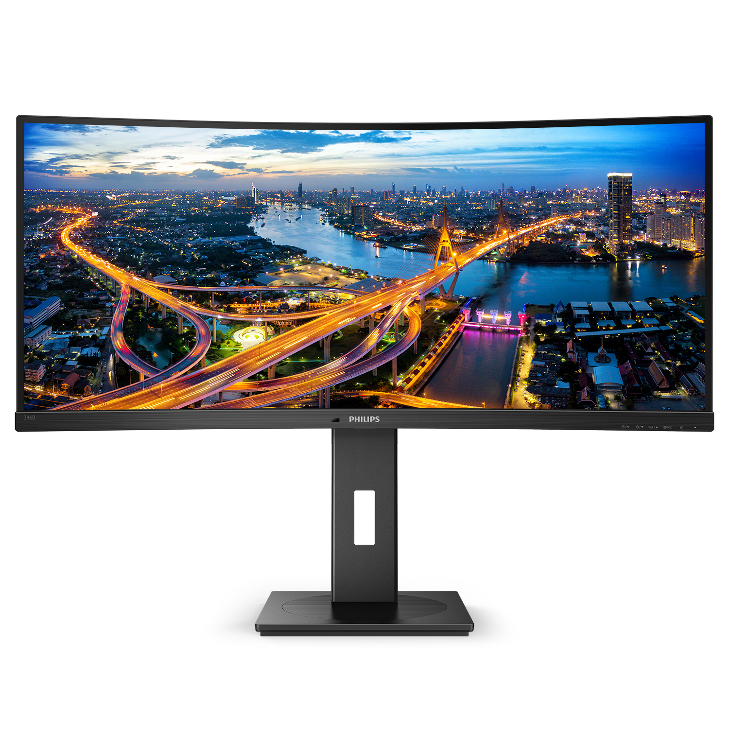 Philips B Line 346B1C - LED-Monitor - gebogen - 86.4 cm (34)