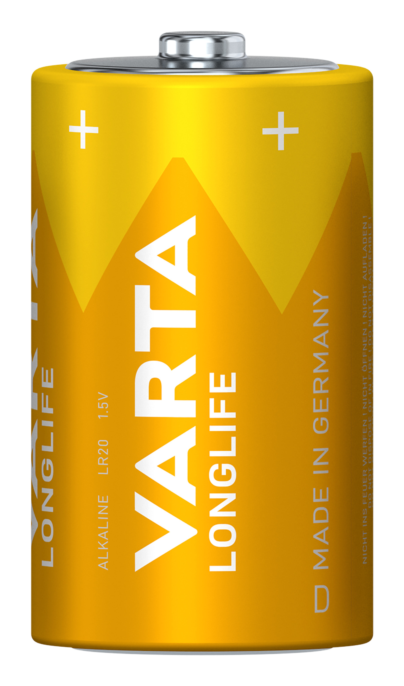 Varta Longlife D Blister 2 Mono -Batterie Alkali-Mangan 2 St. - Batterie - Mono (D)