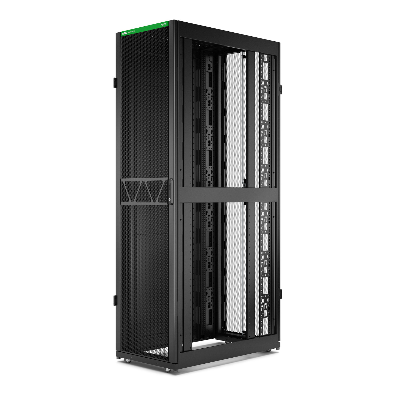 APC Rack Netshelter SX Server, 2e g�n�ration, 48U, 2 258H x 600L x 1 070D mm, avec panneaux lat�raux, noir