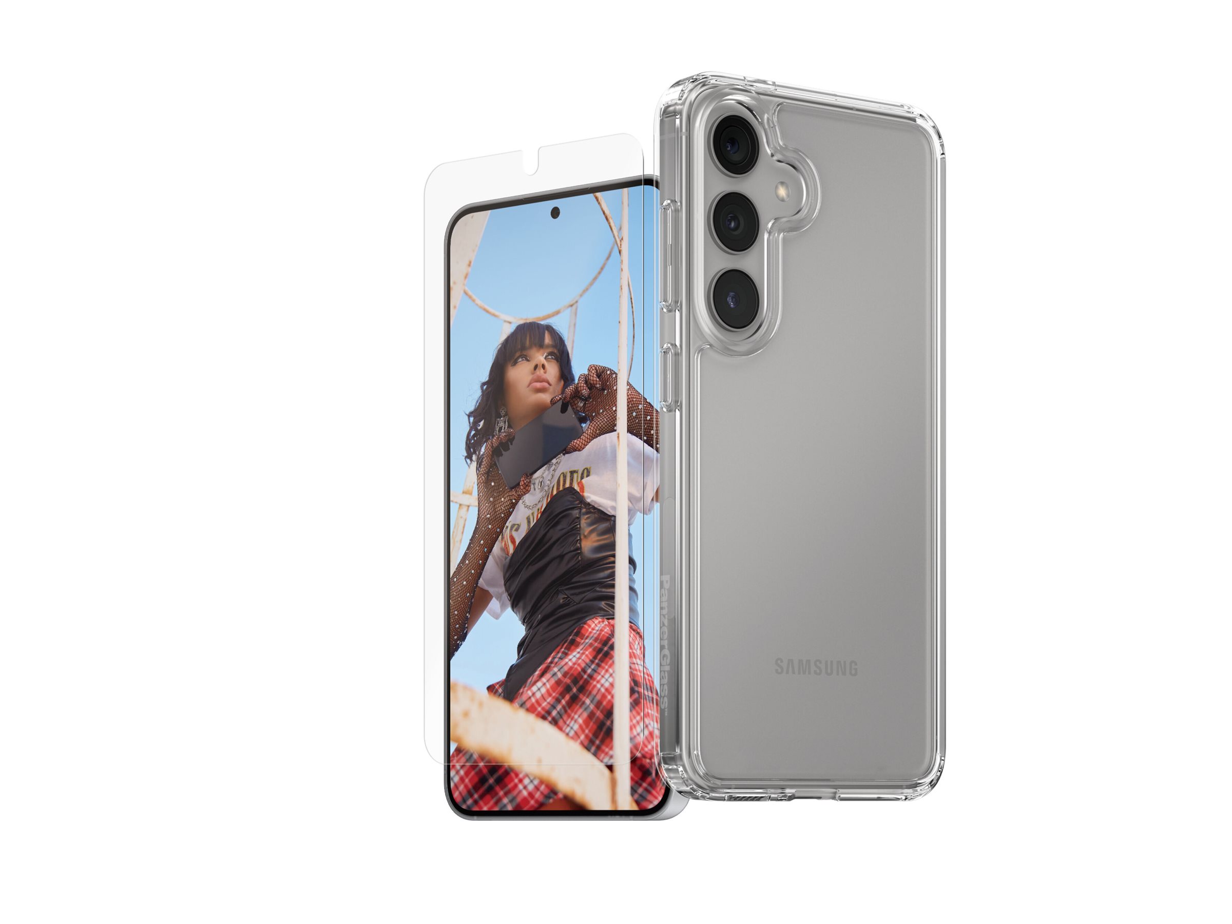 PanzerGlass CARE by � Fashion 2-in-1 Bundle Samsung Galaxy S25