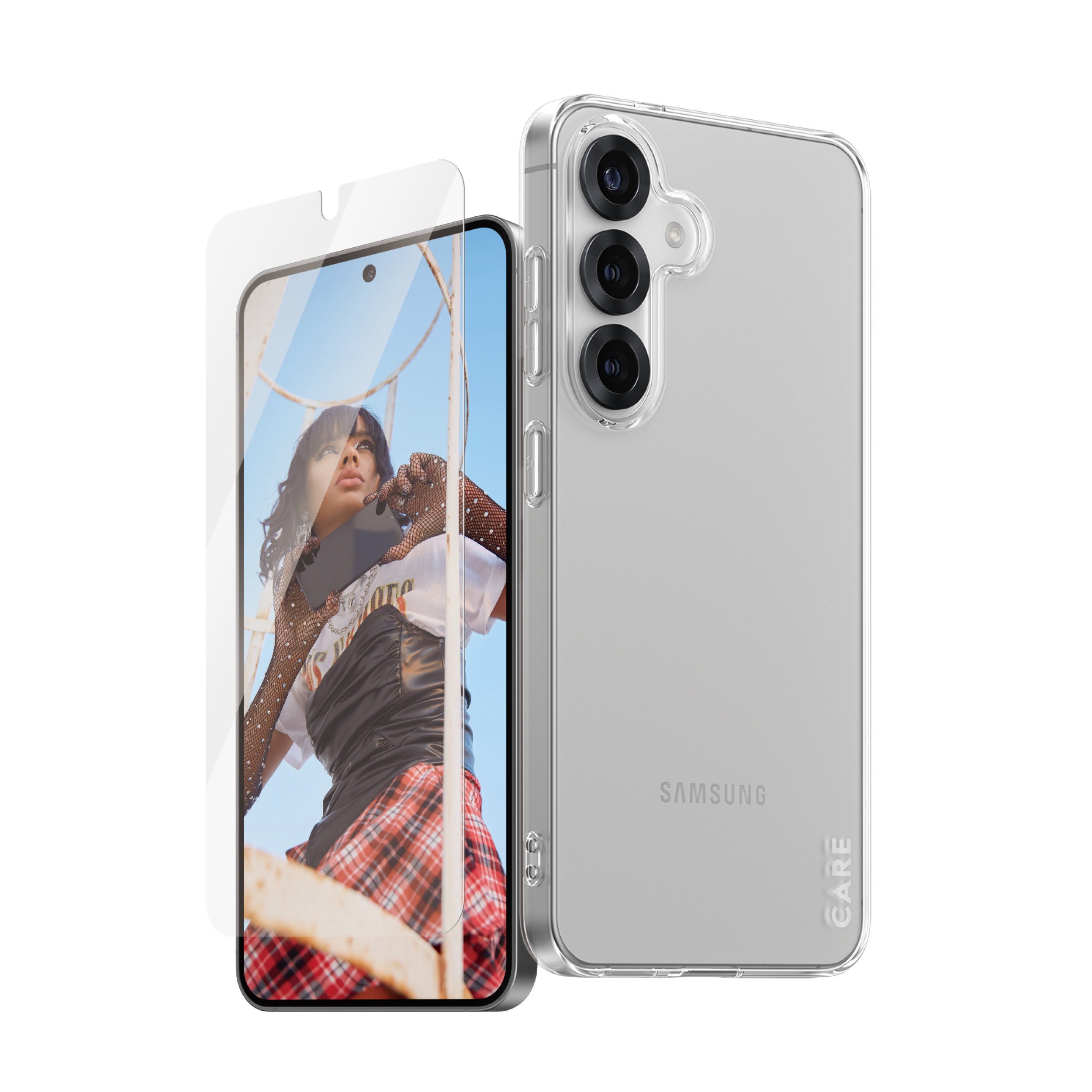 PanzerGlass CARE by � Fashion 2-in-1 Bundle Samsung Galaxy S25