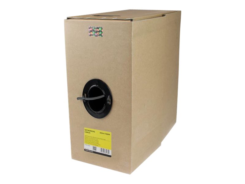 StarTech.com Bobine Cble Rseau Ethenet Cat6 Solide UTP inifug CMR (Riser) en vrac - 304,8 m Gris