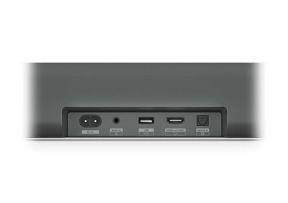 Philips TAB5109/10 soundbar speaker Grey 2.0 channels 60 W