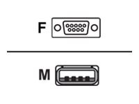 HONEYWELL Seriell / Netzkabel - USB (M) zu DB-9 (W)