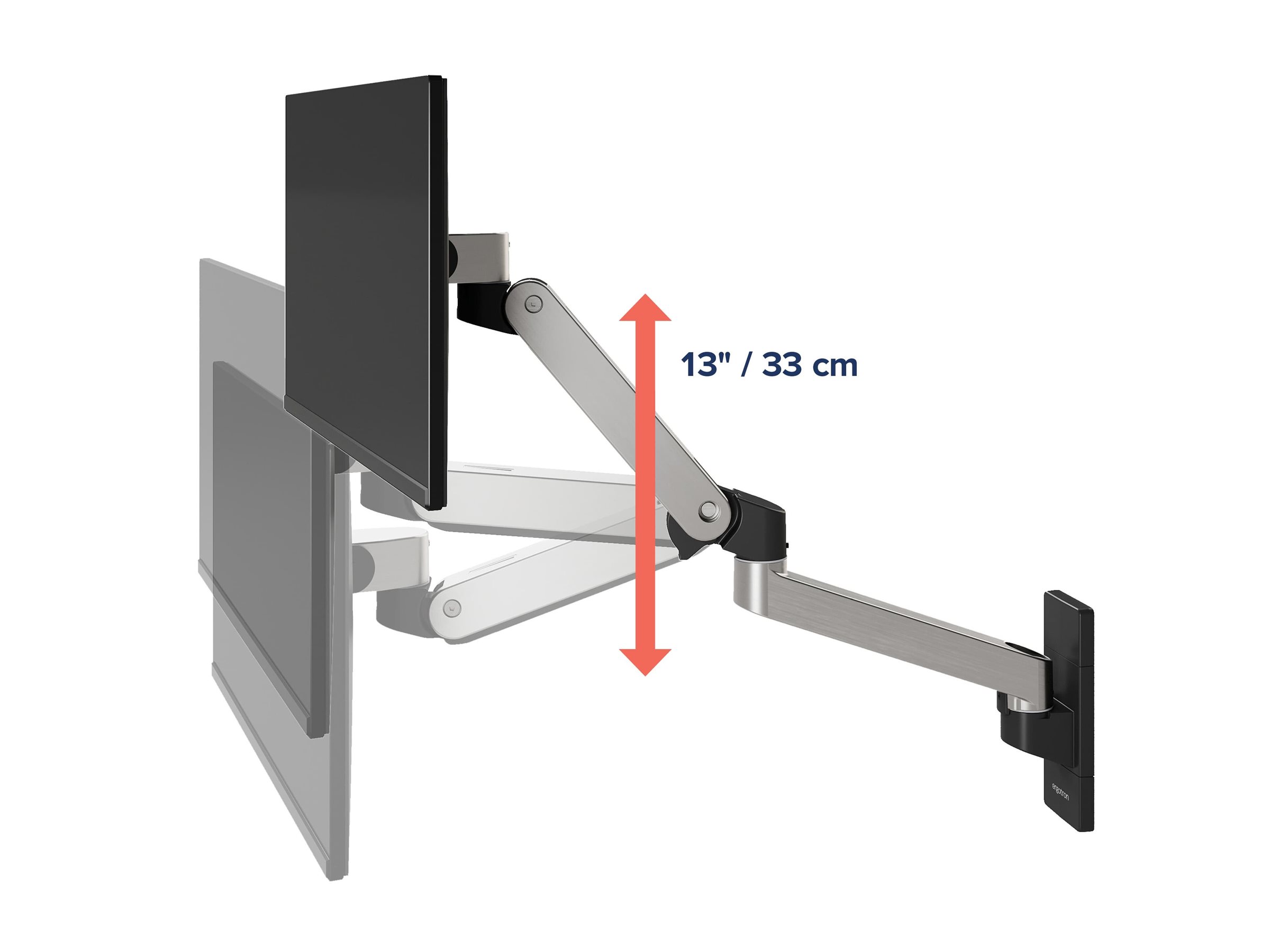 Ergotron LX Pro - Befestigungskit (Monitorarm) - f�r LCD-Display - Aluminium - Polished Aluminum - Bildschirmgr��e: bis zu 86,4 cm (bis zu 34 Zoll)