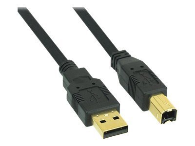 InLine 34510S cable USB 1 m USB A USB B Negro