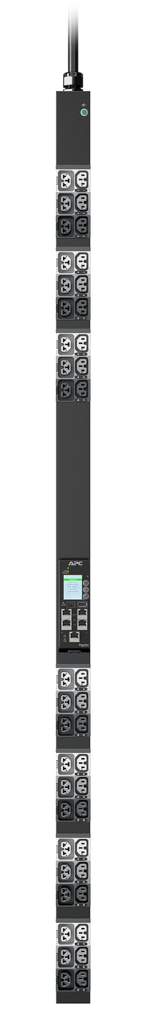 APC NetShelter Rack PDU Advanced Gen 2, Metered, 3Phase, 11kW 400V 16A or 11.5kW 415V 20A, 520P6, 42 Outlet unit� di distribuzione dellenergia (PDU) 40 presa(e) AC 0U Nero