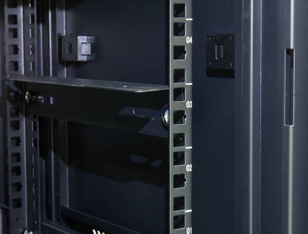 Alcasa GC-R0006 tagre 6U Rack mont sur le mur Noir, Bleu