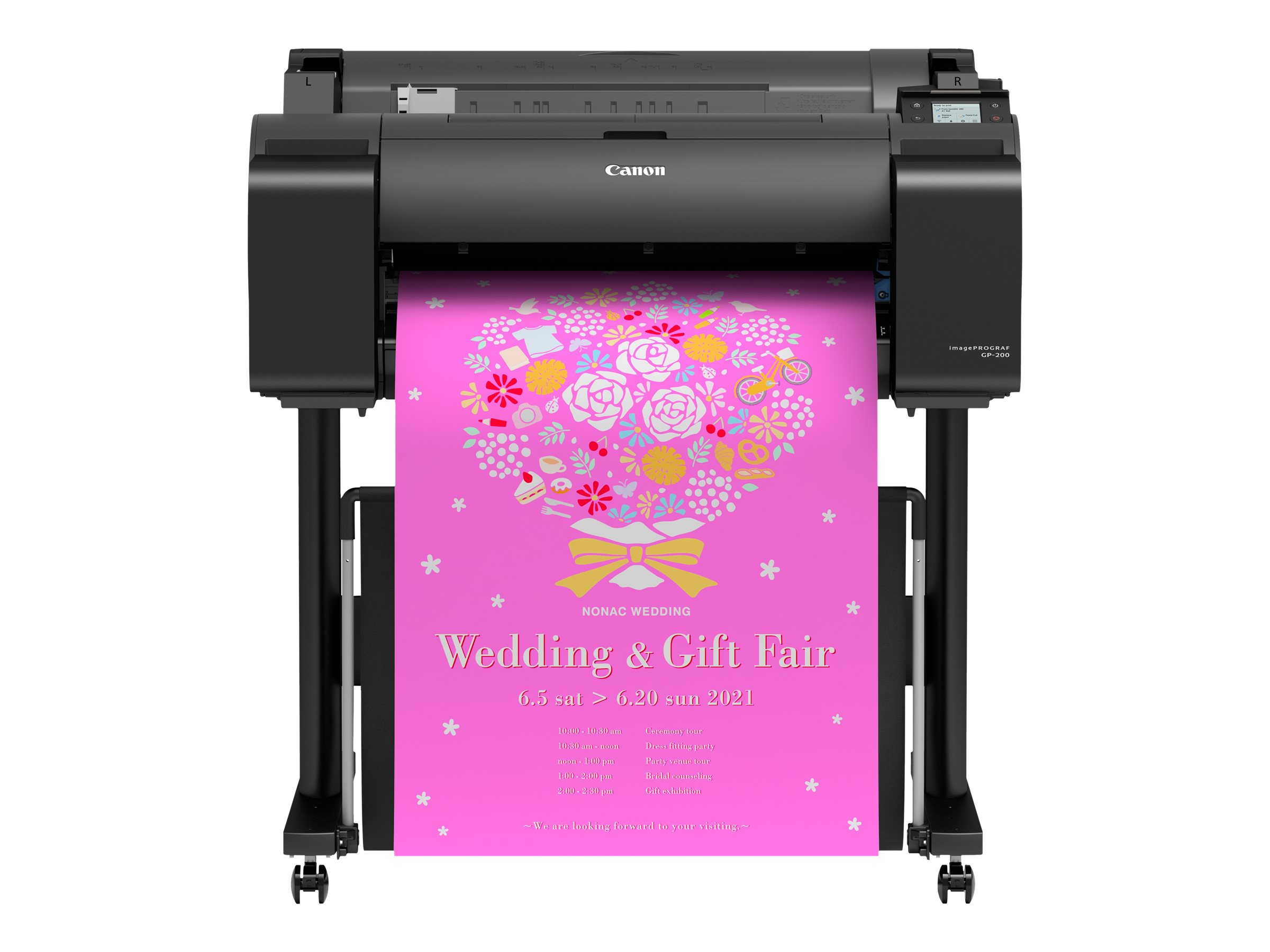 Canon imagePROGRAF GP-200 - 610 mm (24) Groformatdrucker - Farbe - Tintenstrahl - Rolle A1 (61,0 cm)