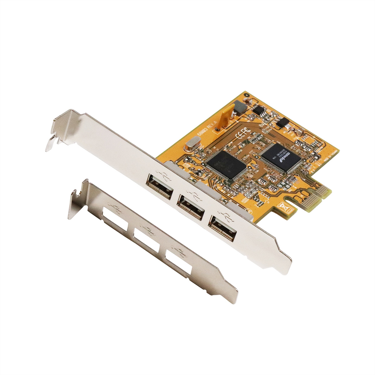 Exsys EX-11053 - USB-Adapter - PCIe Low-Profile