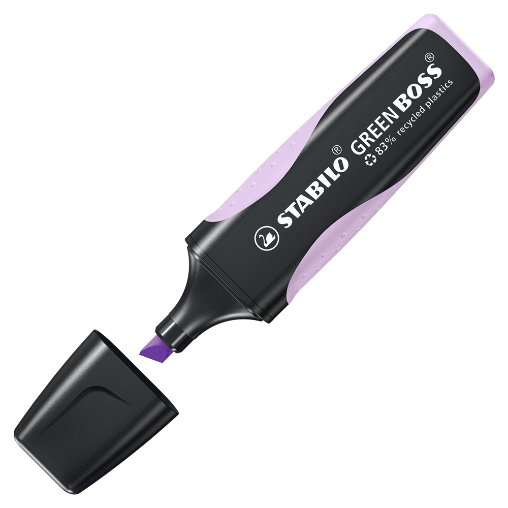 STABILO GREEN BOSS marqueur 1 pi�ce(s) Pointe biseaut�e Violet