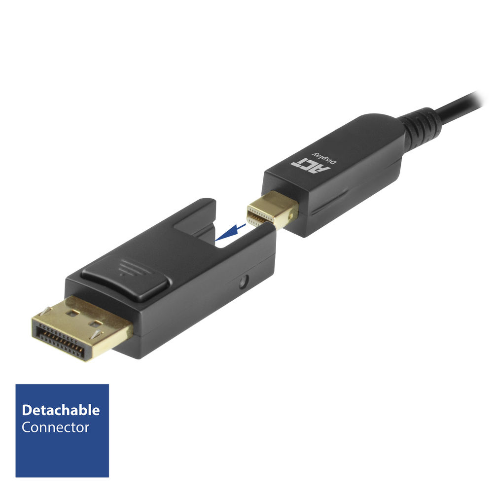 ACT AK4152 cavo DisplayPort 20 m Nero