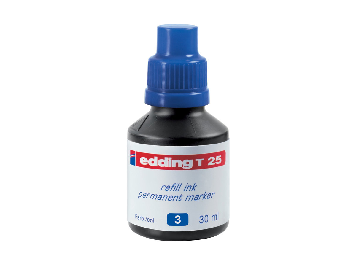 EDDING T 25 - Tinte - permanent - Blau - 30 ml