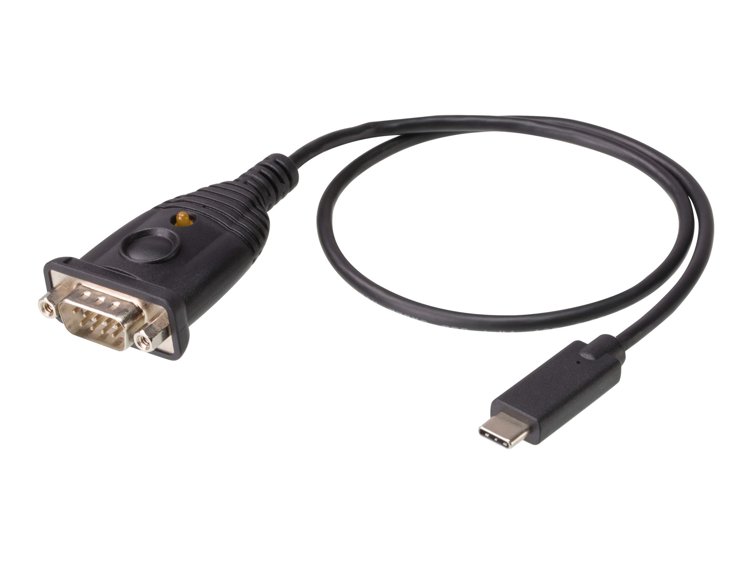 ATEN Kabel USB / seriell - 24 pin USB-C (M) zu DB-9 (M) - 45 cm