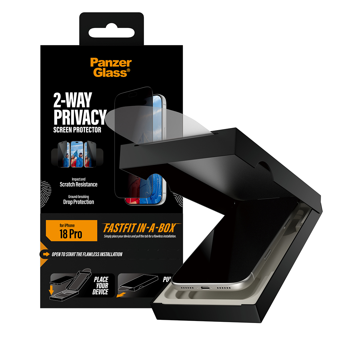 PanzerGlass PG 2-Way Privacy SP iPhone 2026 Pro UWF
