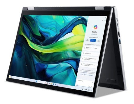 Acer Aspire Go Spin 14 AGSP14-31PT - Flip-Design - Intel N-series N355 / 1.9 GHz - Win 11 Home - Intel Graphics - 16 GB RAM - 512 GB SSD NVMe - 35.6 cm (14)