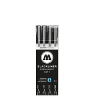Molotow 200486 stylo fin Noir 4 pi�ce(s)