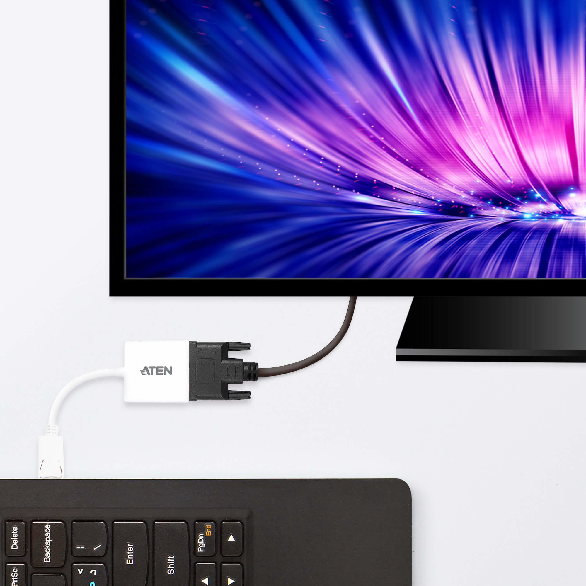 ATEN Adaptateur DisplayPort � DVI