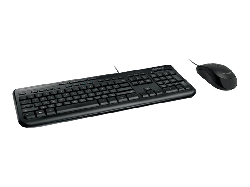 Microsoft Wired Desktop 600 tastiera Mouse incluso USB Nero