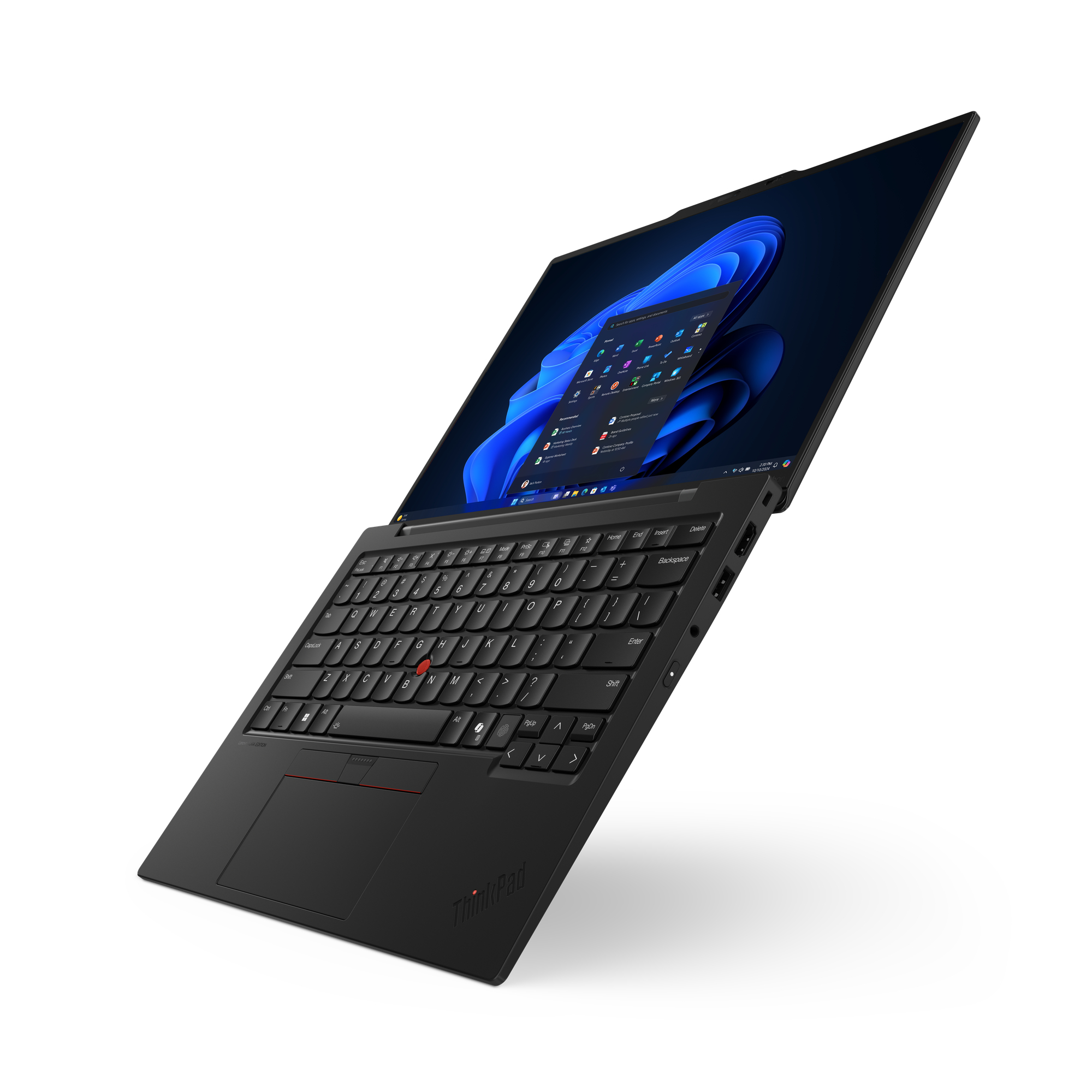 Lenovo ThinkPad X1 Carbon Gen 13 Intel Core Ultra 7 255U Ordinateur portable 35,6 cm (14) WUXGA 32 Go LPDDR5x-SDRAM 1 To SSD Wi-Fi 6E (802.11ax) Windows 11 Pro Allemand Noir