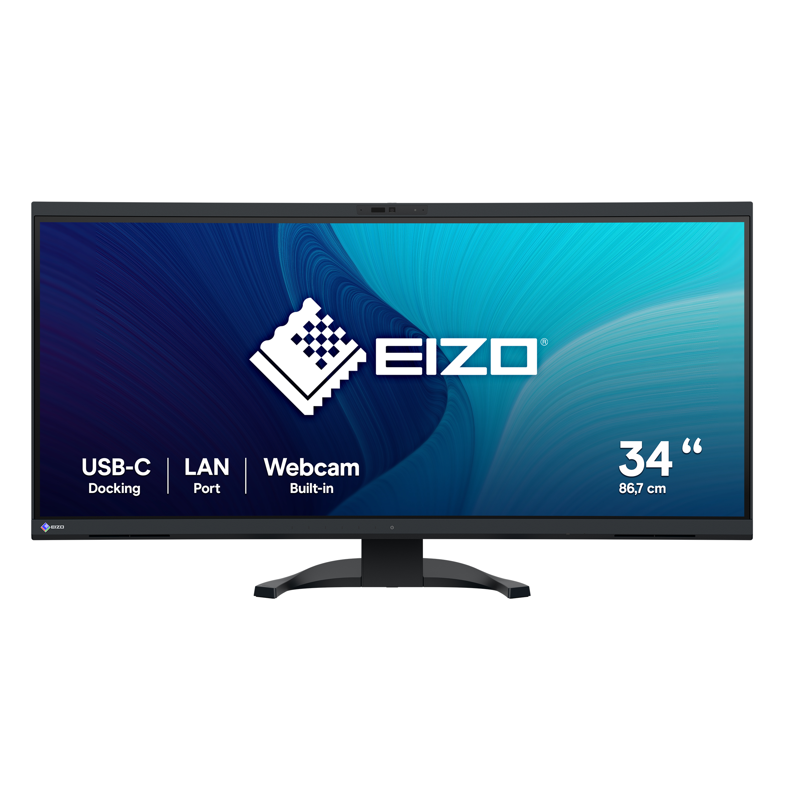 EIZO FlexScan EV3450XC-BK - Mit FlexStand - LED-Monitor - gebogen - 86.4 cm (34)