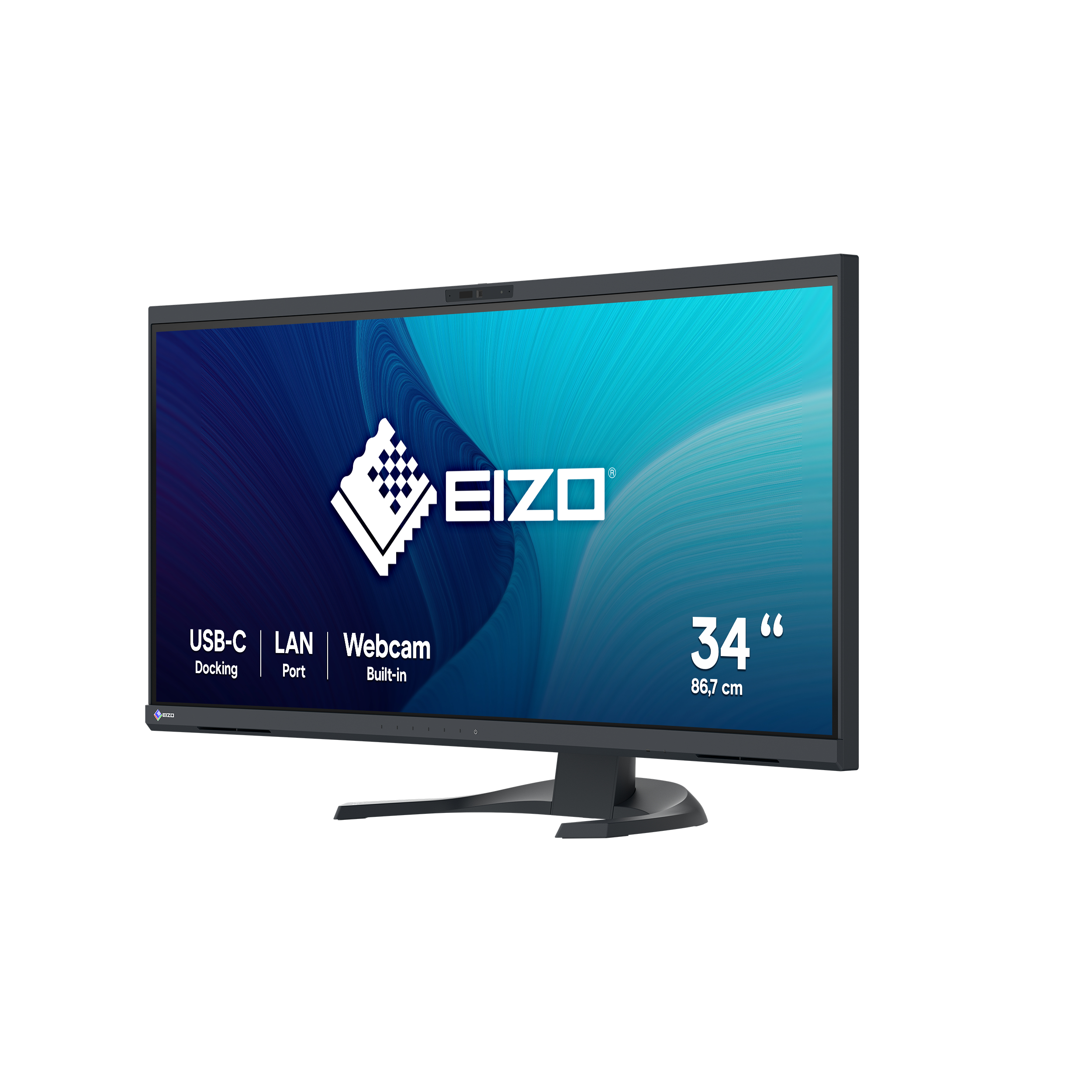 EIZO FlexScan EV3450XC-BK - Mit FlexStand - LED-Monitor - gebogen - 86.4 cm (34)