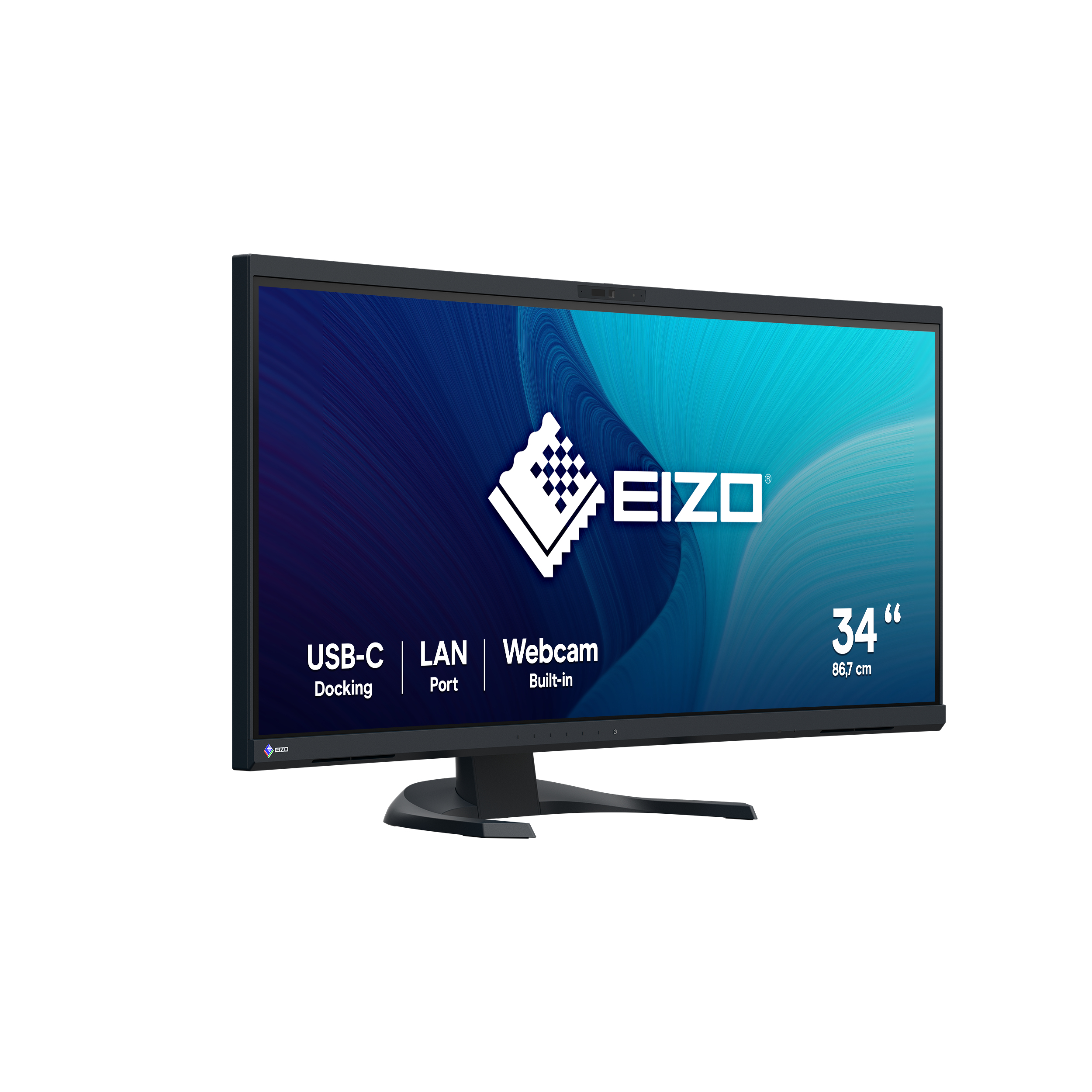 EIZO FlexScan EV3450XC-BK - Mit FlexStand - LED-Monitor - gebogen - 86.4 cm (34)