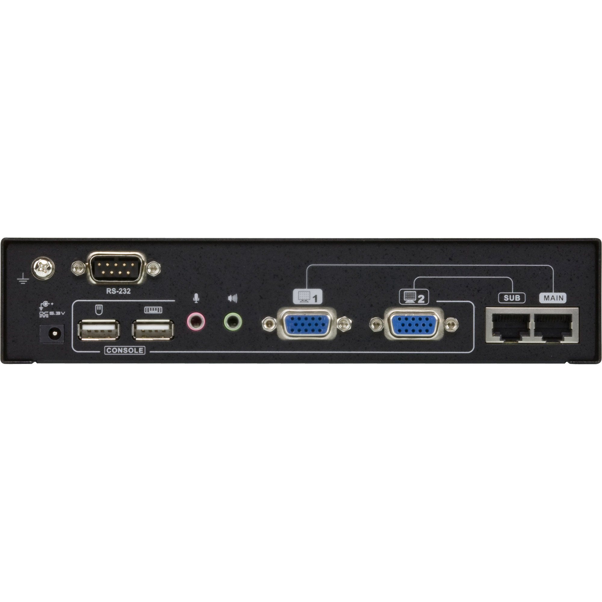 ATEN CE775 extension audio/video metteur et rcepteur AV Noir