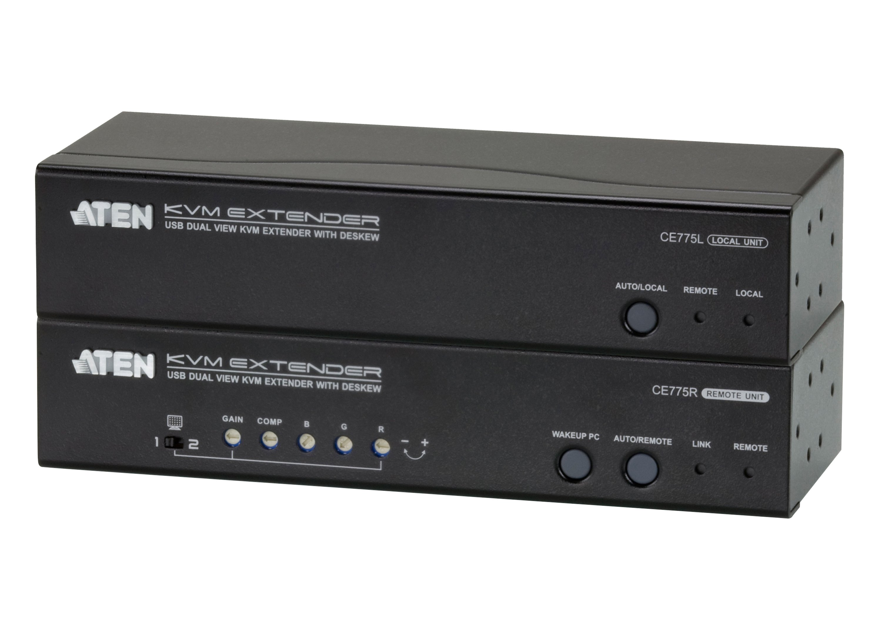 ATEN CE775 extension audio/video metteur et rcepteur AV Noir