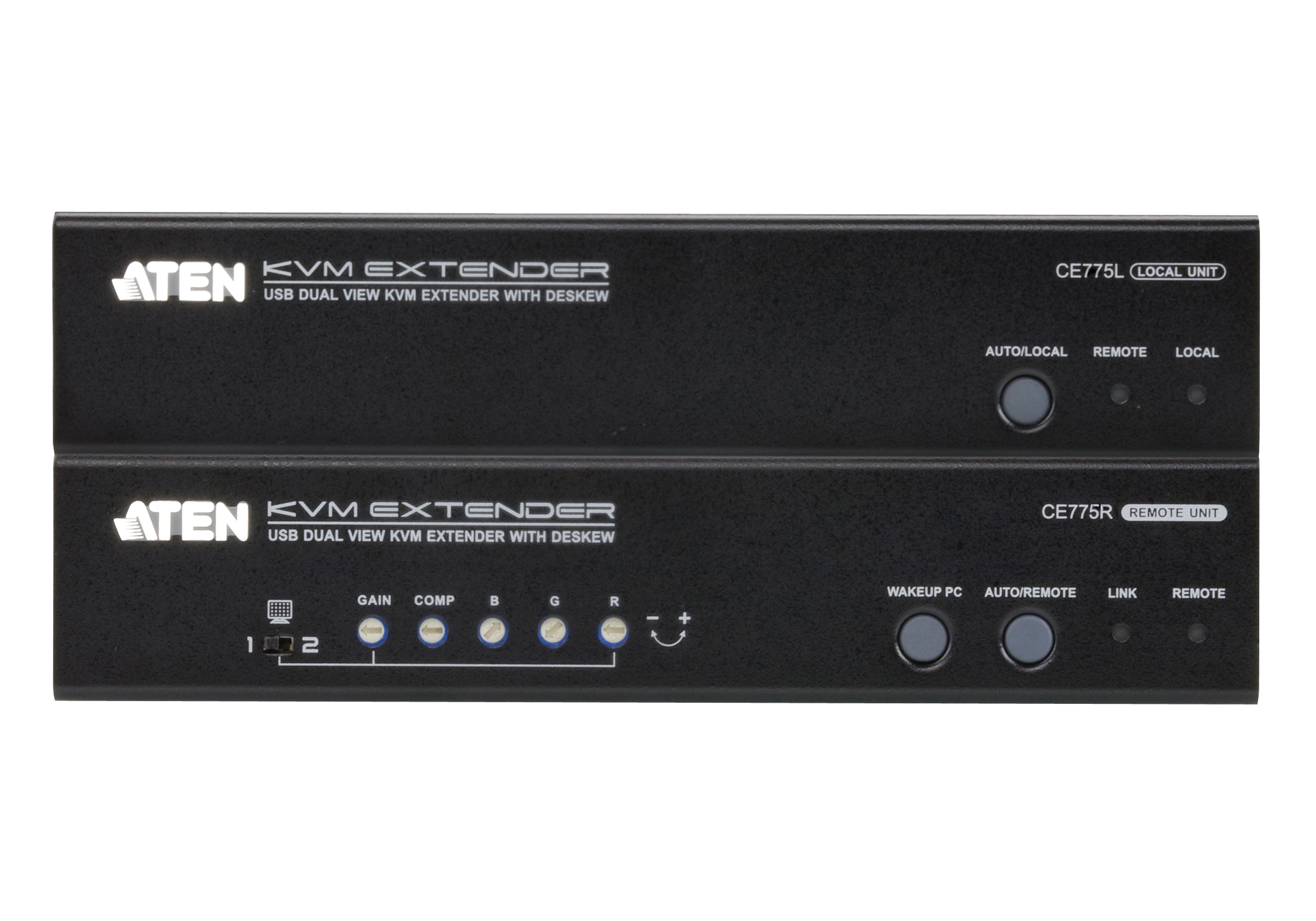 ATEN CE775 extension audio/video metteur et rcepteur AV Noir