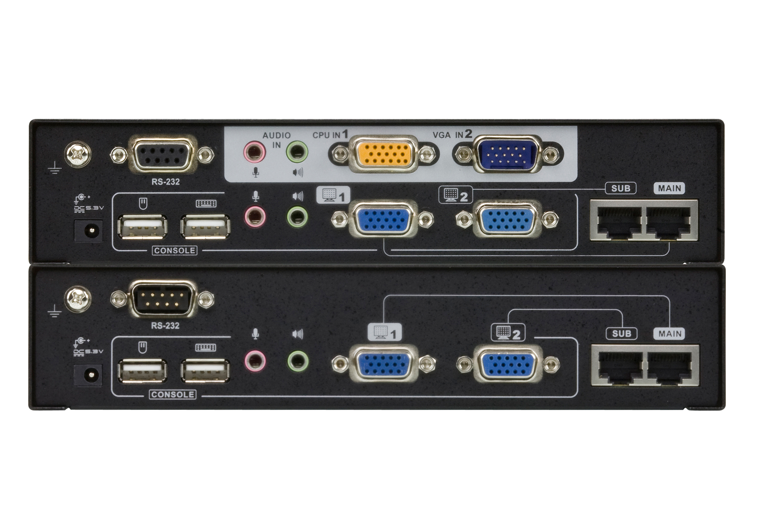 ATEN CE775 extension audio/video metteur et rcepteur AV Noir