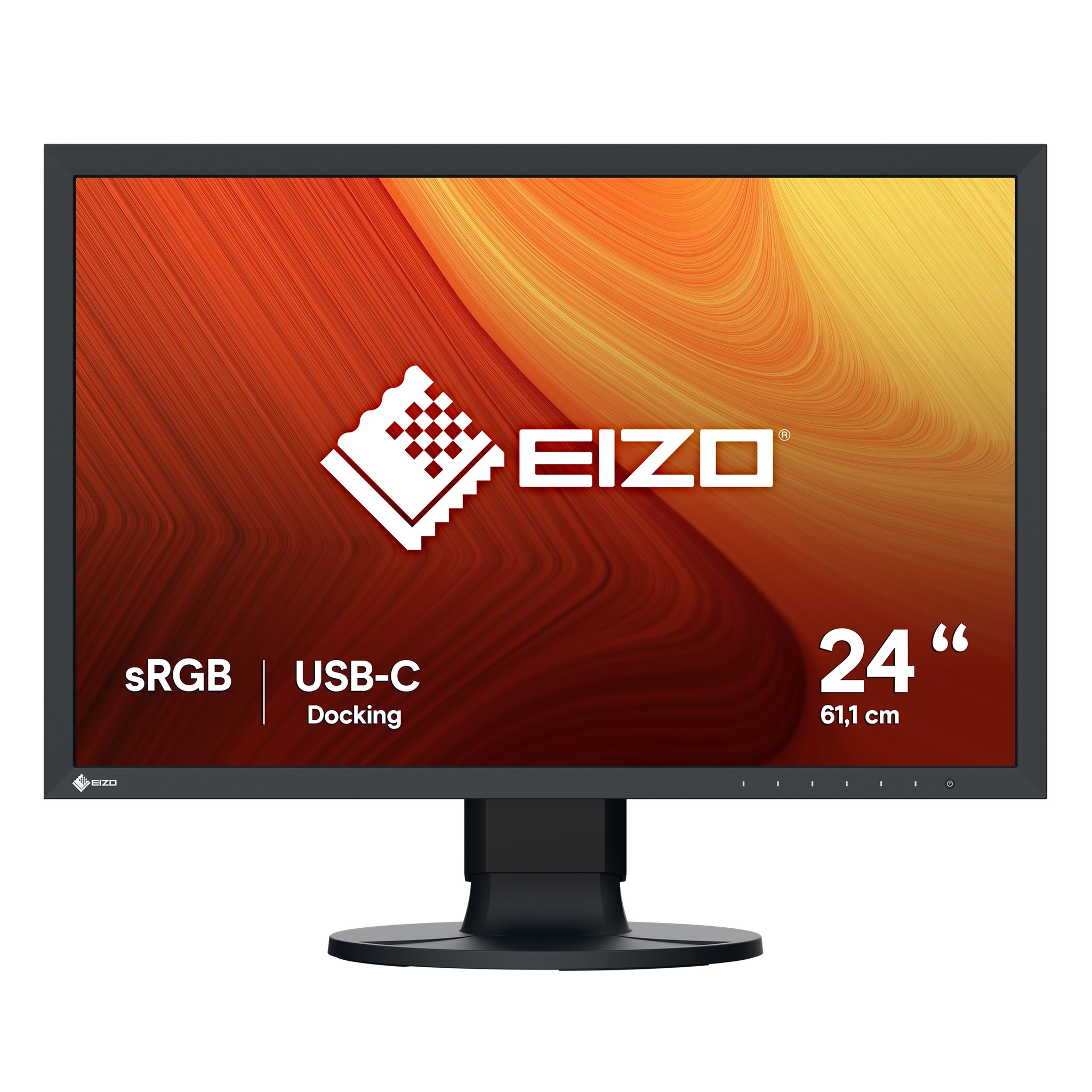 EIZO 61.0cm 24 CS2400R 16 10 HDMI+DP+USB-C IPS black retail - Flachbildschirm (TFT/LCD) - 24