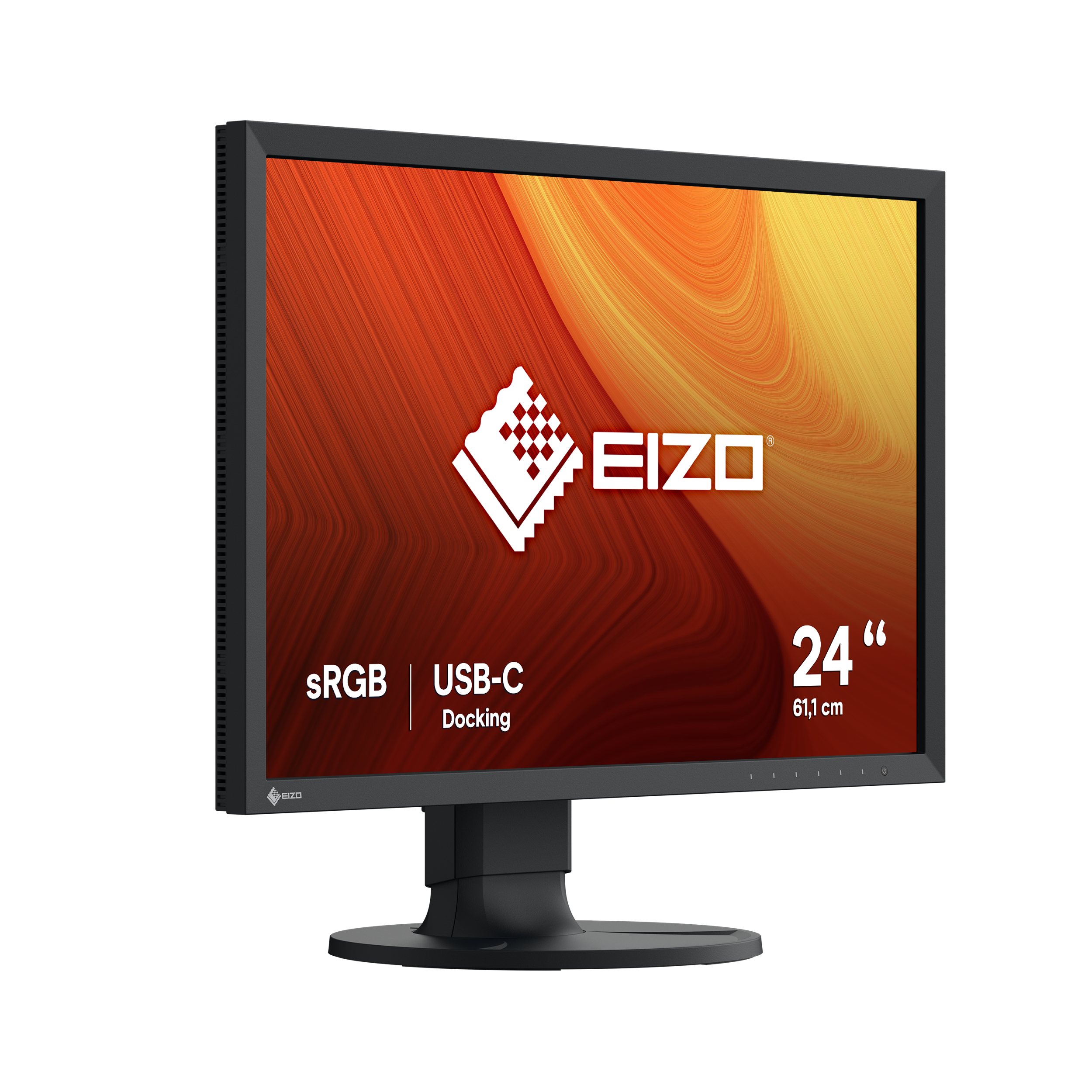 EIZO 61.0cm 24 CS2400R 16 10 HDMI+DP+USB-C IPS black retail - Flachbildschirm (TFT/LCD) - 24