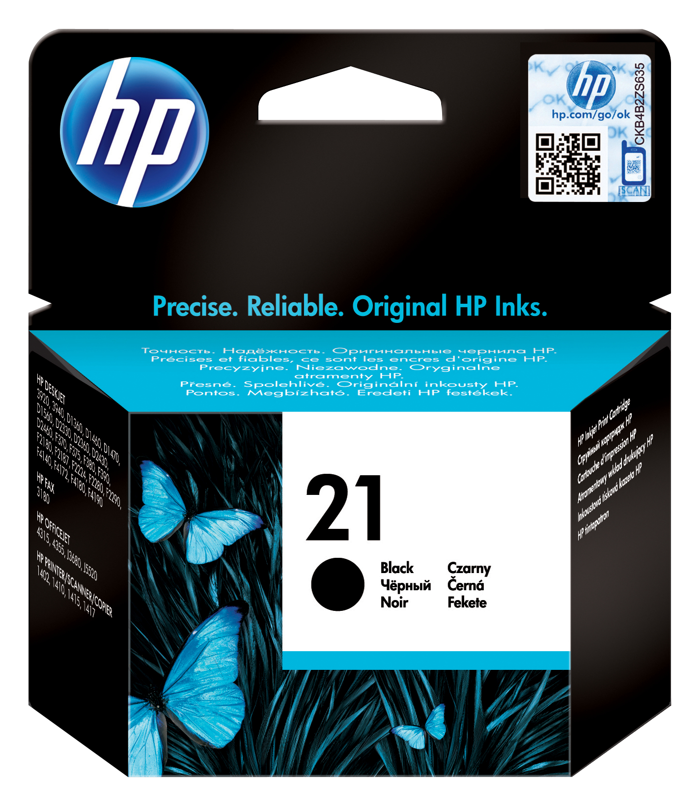 HP 21 cartouche dencre noir authentique