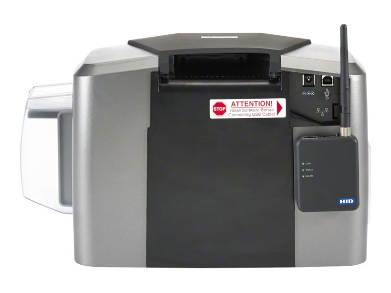 HID Fargo DTC 1250E - Plastikkartendrucker - Farbe - Thermosublimation/thermisches Harz - CR-80 Card (85.6 x 54 mm)