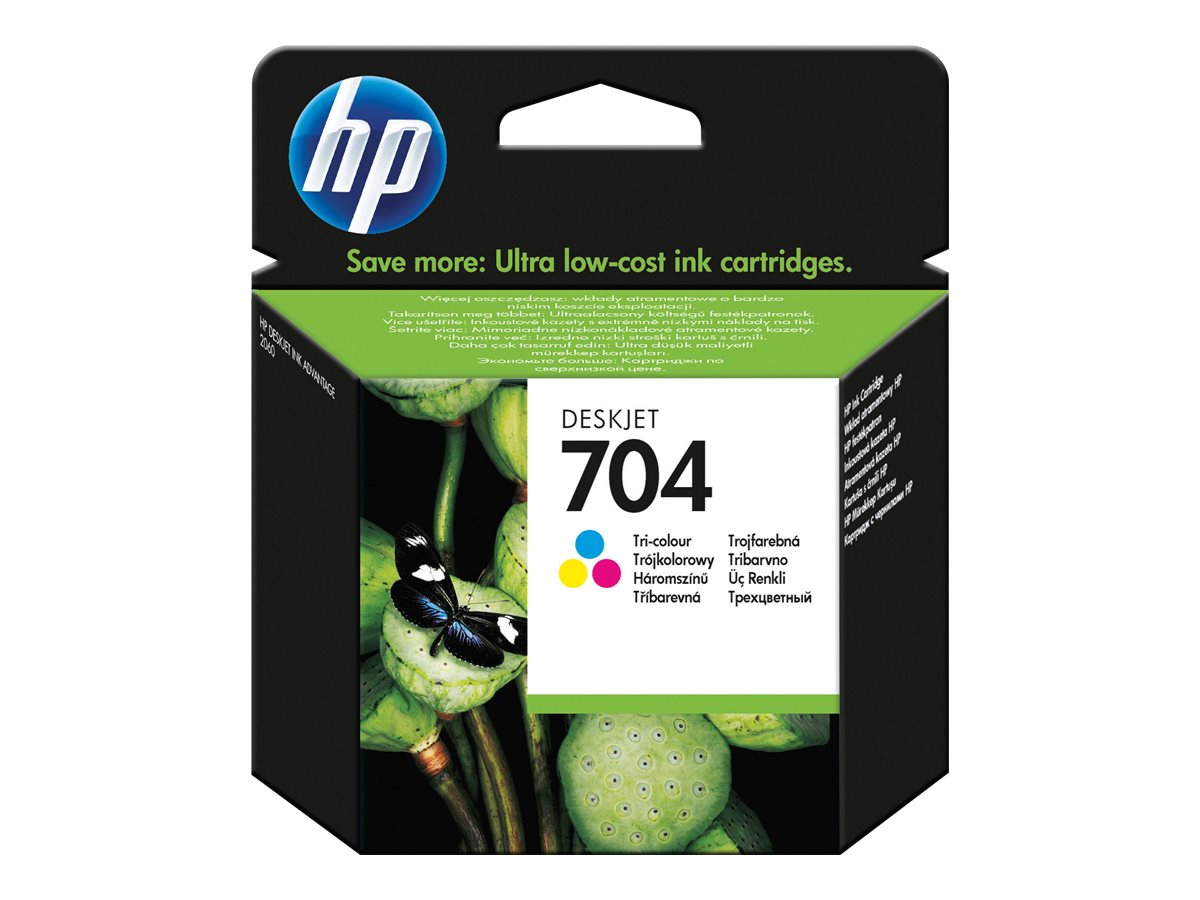 HP 704 Tri-color Original Ink Advantage Cartridge
