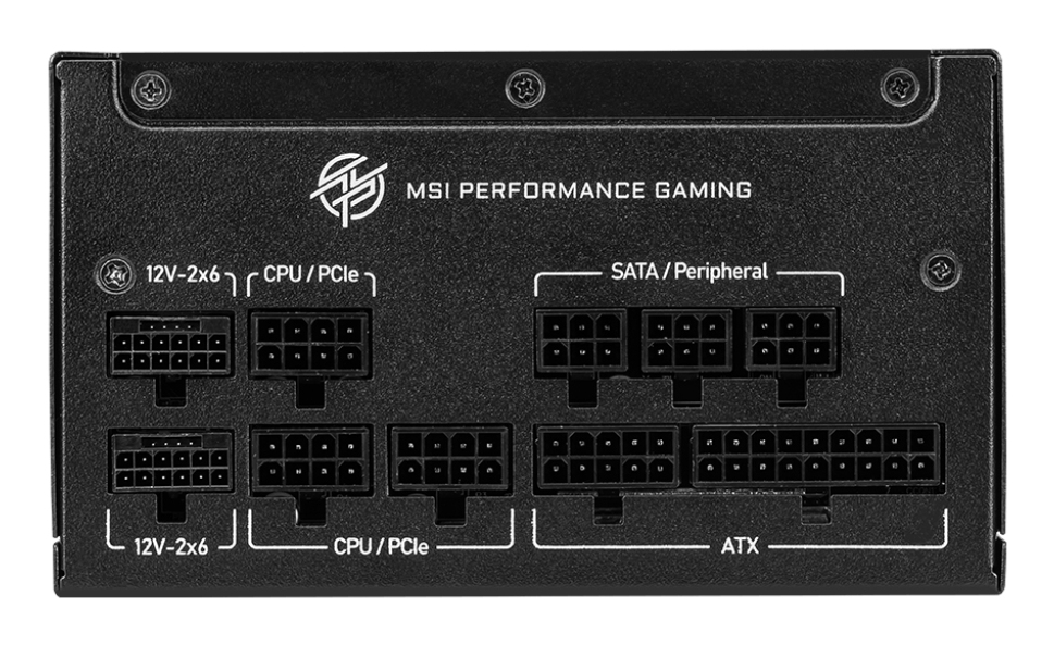 MSI MPG A850GS 850 Watt ATX 3.1 PCIr 5.1 80+ Gold Netzteil 135mm Lfter
