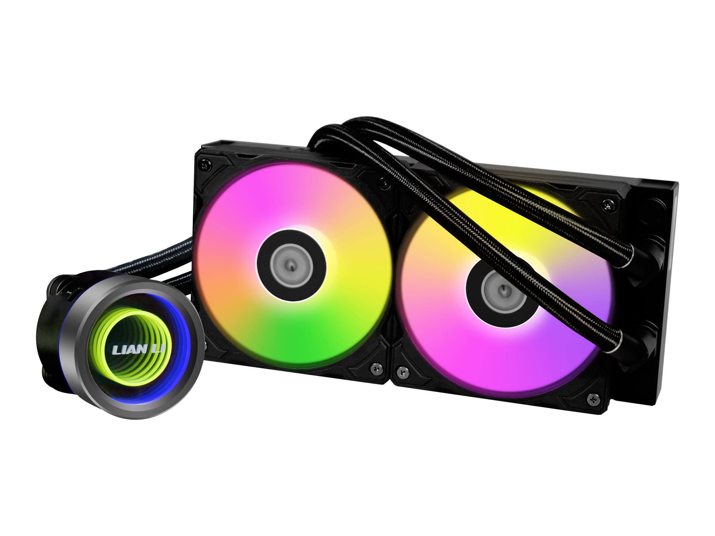 Lian Li Galahad II Trinity - Prozessor-Fl�ssigkeitsk�hlsystem - mit Controller - K�hlergr��e: 240 mm - (f�r: AM4, LGA1200, LGA1700, AM5, LGA115x Socket)