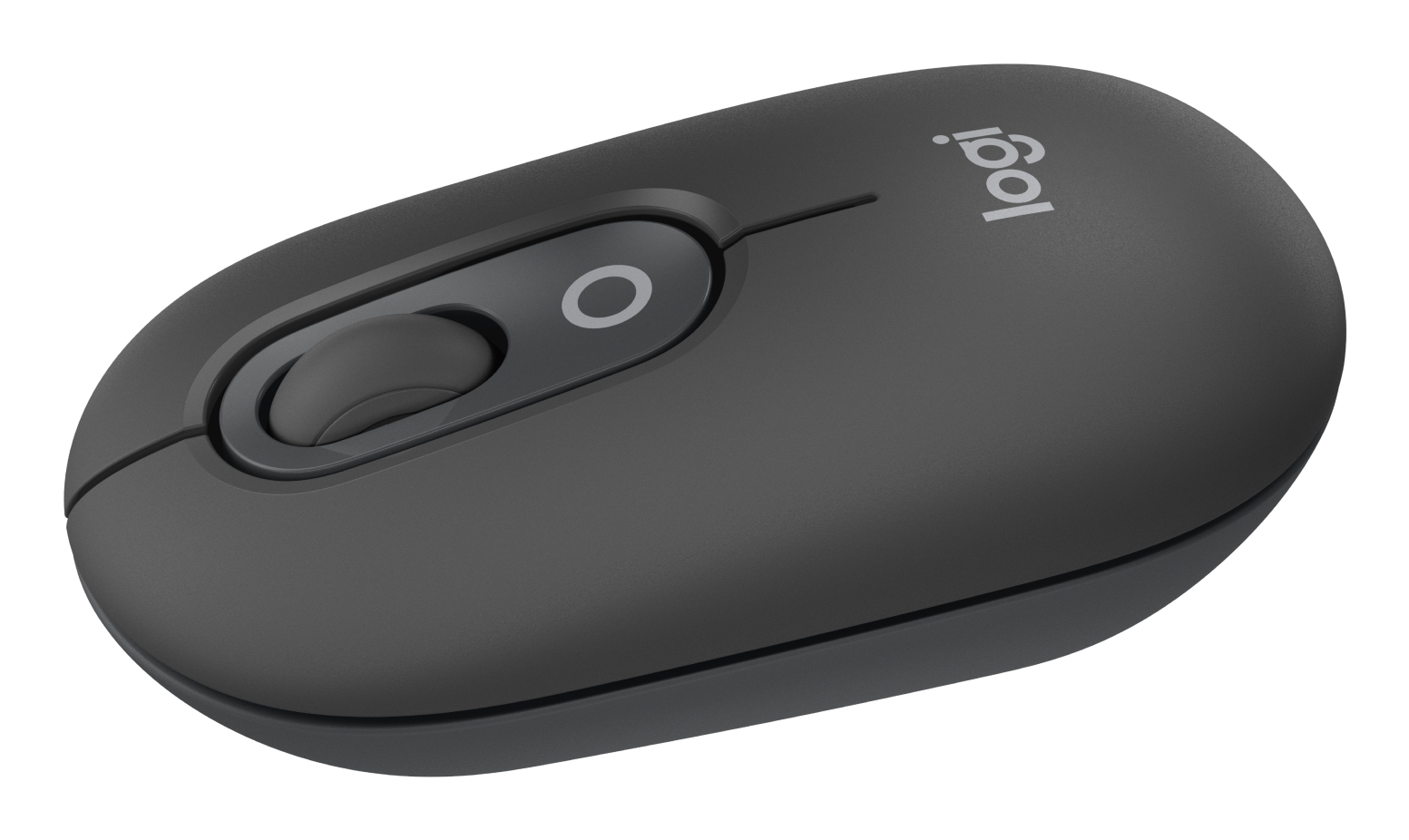 Logitech POP Mouse, ratn inalmbrico Bluetooth compacto y porttil con botones programables y clics discretos, tecnologa Easy-Switch para alternar hasta 3 dispositivos, porttil, tablet, PC: grafito