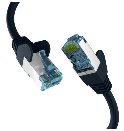 M-Cab EC020200150 cable de red Negro 1 m Cat7 S/FTP (S-STP)