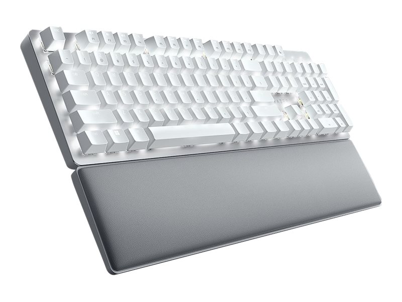 Razer Pro Type Ultra teclado USB + RF Wireless + Bluetooth QWERTY Alemn Blanco