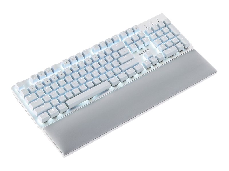 Razer Pro Type Ultra teclado USB + RF Wireless + Bluetooth QWERTY Alemn Blanco