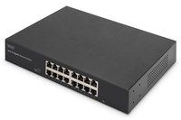DIGITUS 16-Port Gigabit Switch - Switch - 1 Gbps
