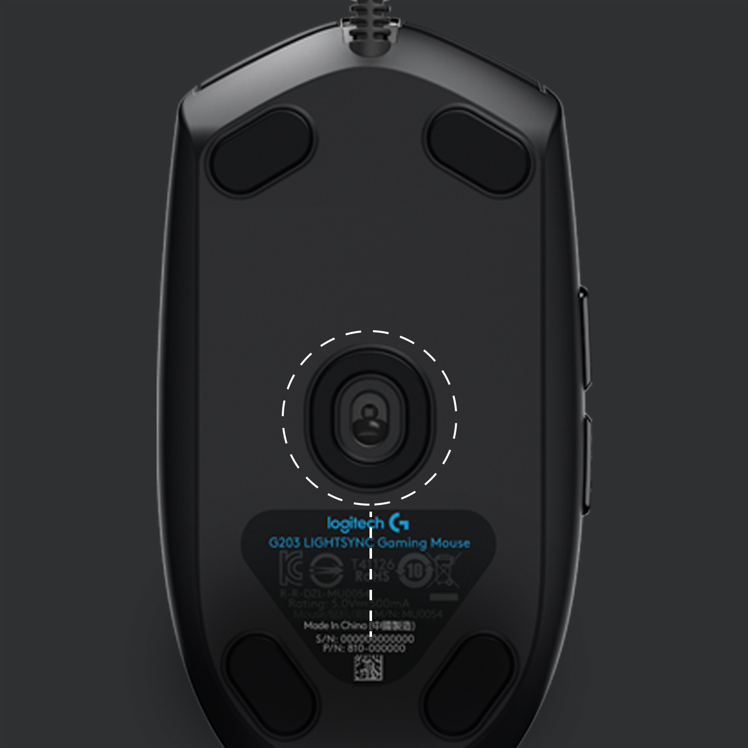 Logitech 910-005796 | Logitech Maus - Gaming Mouse - optisch LIGHTSYNC G203