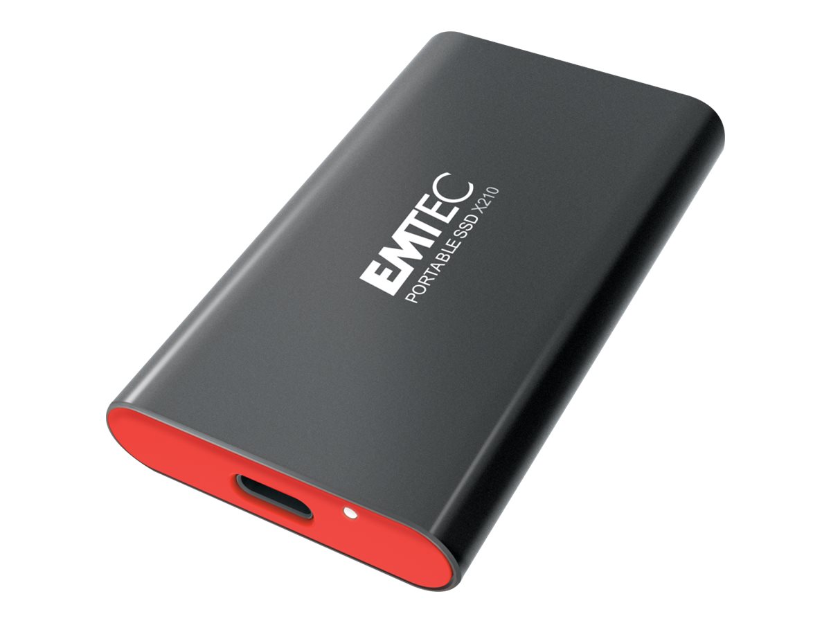 EMTEC X210 - SSD - 2 TB - extern (tragbar) - USB 3.2 Gen 2 (USB-C Steckverbinder)