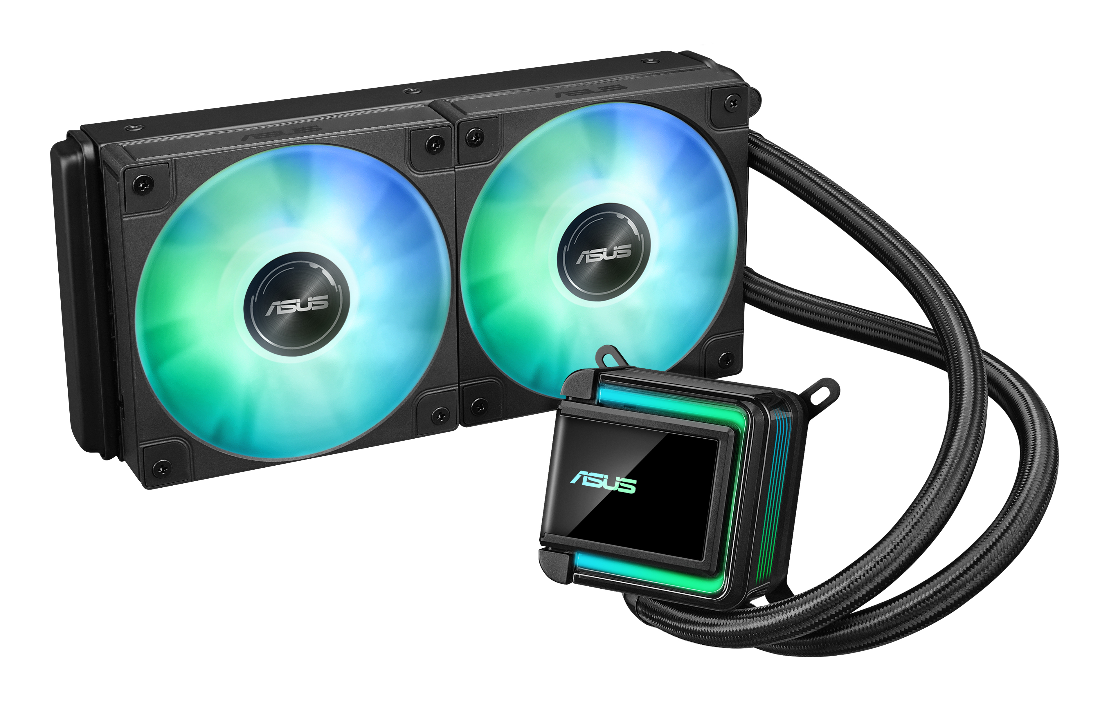 ASUS LC 240 ARGB Processeur Refroidisseur de liquide tout-en-un 12 cm Noir 1 pi�ce(s)