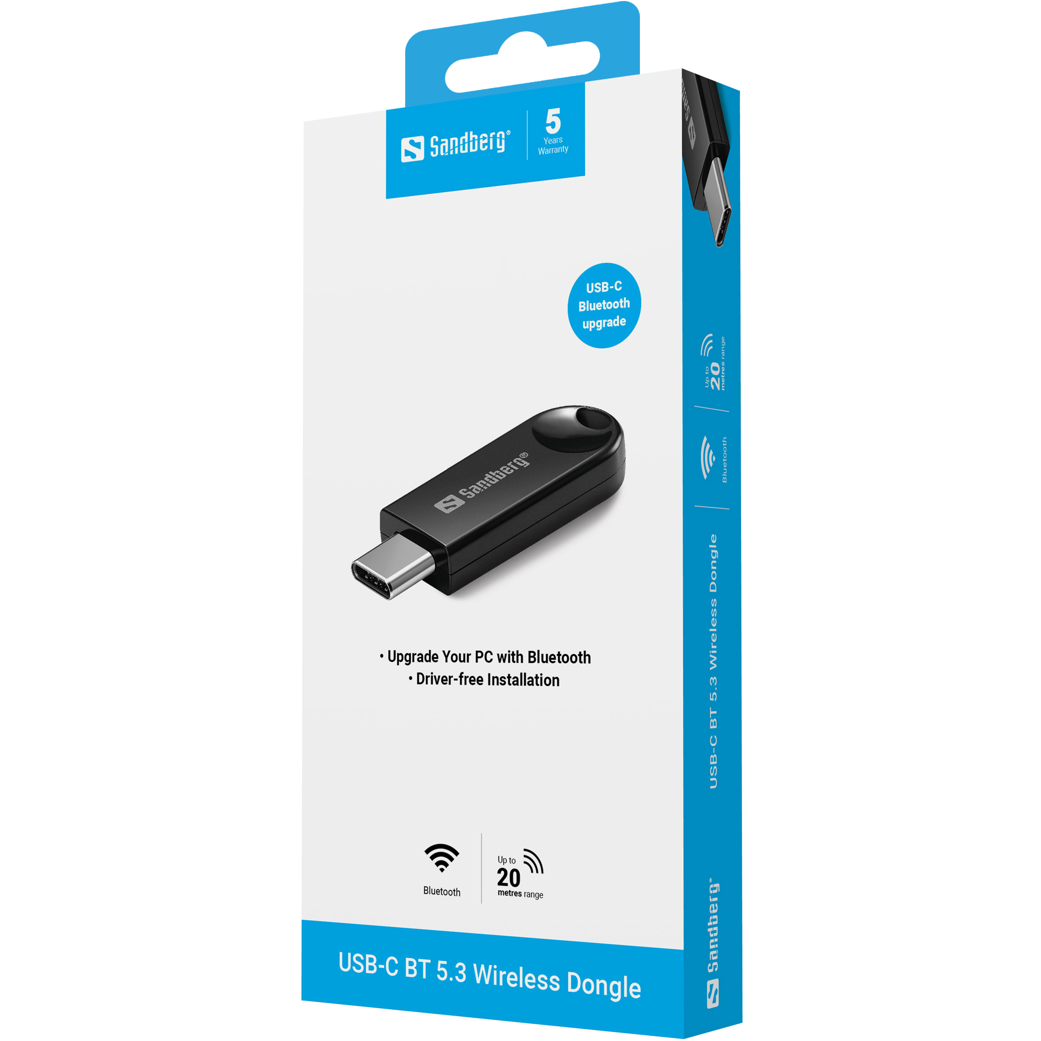 Sandberg 136-69 carte r�seau Bluetooth 2,1 Mbit/s