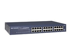 NETGEAR 24-port Gigabit Rack Mountable Network Switch No administrado Azul